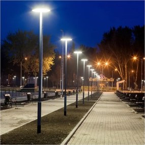 Lampione solare stradale LED con sensore SOLSUMI LED/25W/3,2V IP54 25000 mAh + telecomando