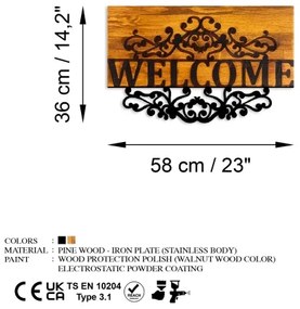 Decorazione da muro 58x36 cm benvenuto