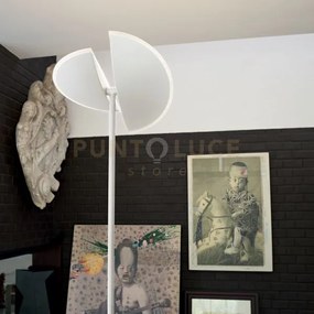 Gpib01- piantana in alluminio e vetro dimmerabile e orientabile led...