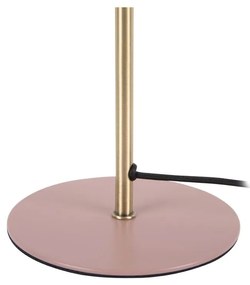 Lampada da tavolo rosa con dettagli dorati Bonnet - Leitmotiv