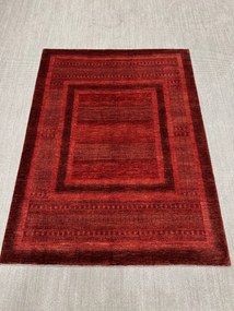 Loribaft Tappeto 240 x 180 Rosso (Iran) Annodato A Mano