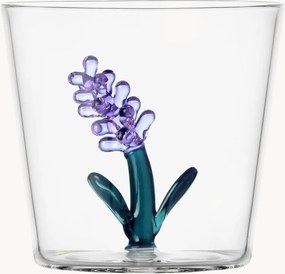Bicchiere fatto a mano in vetro borosilicato Botanica