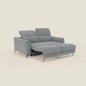 Arcos Divano 3 posti - piedini alti e poggiatesta reclinabili in microfibra impermeabile T11 grigio