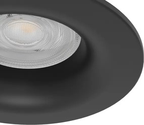 Eglo 902273 - LED Faretto da incasso per bagno SALABATE LED/4,9W/230V Ø8,8 cm IP65 nero