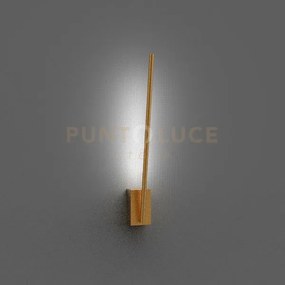 Tubular  applique tubolare oro, led 4w,320lm,3000k,l10x6xh36,8cm, n...