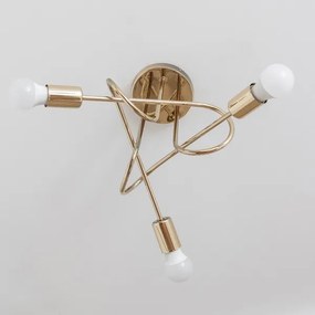 Plafoniera OXFORD 3xE27/15W/230V, dorata