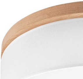 Brilagi - LED Plafoniera BELLADONNA 3xE27/15W/230V bianco/quercia