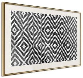 Poster  Moving Pattern  Cornice Quadri Cornice d'oro con passe-partout, Larghezza x Altezza Home decor 45x30