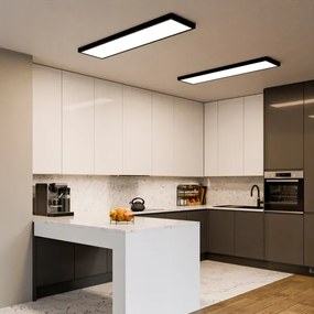 Pannello LED da superficie LED/60W/230V 30x120 cm nero