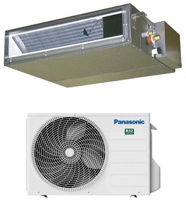 Condizionatore a muro monosplit PANASONIC CANALIZZATO 9000 BTU 9000 BTU classe raffreddamento A+, bianco
