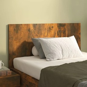 Testiera Letto Rovere Fumo 120x1,5x80 Cm İn Legno Multistrato /