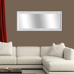 Specchio Venere rettangolare in legno bianco 57 x 142 cm