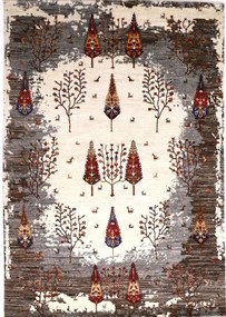 Loribaft Tappeto 170 x 240 Beige (Indian) Annodato A Mano
