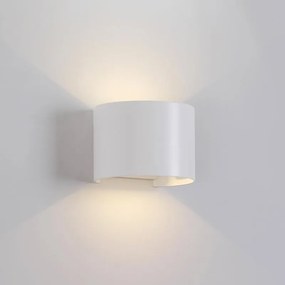 Applique LED moderno da esterno DAVOS ROUND bianco, MANTRA IP54 bianco caldo