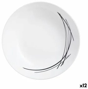 Piatto Fondo Arcopal Domitille Bicolore Vetro (20 cm) (12 Unità)