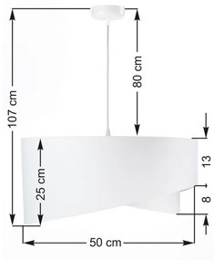 Lampadario su filo GALAXY 1xE27/60W/230V