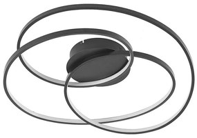 Lindby - Kateryna LED Plafoniera Ø60 Black Lindby