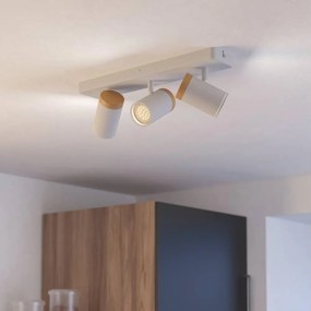 Eglo 300004 - Faretto per bagno CONSUMA 3xGU10/3W/230V IP44 bianco/beige