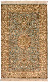 Cashmere Silk Tappeto 80 x 130 Beige (Indian) Annodato A Mano