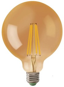 Lampadina LED LEDSTAR AMBER G125 E27/8W/230V 2200K