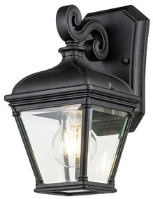 Applique romantico da esterno BAYVIEW-2S-BK nero IP44 1X E27 ELSTEAD