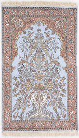 Cashmere Silk Tappeto 100 x 60 (Indian) Annodato A Mano