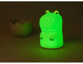 MegaLight - Lampada touch per bambini a LED RGB dimmerabile e ricaricabile DIGGY DINO LED/5V