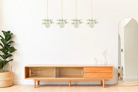 Bohemia-Design - Lampada a sospensione con cavo 1xE27/60W/230V crema