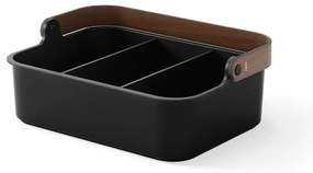Organizer da bagno nero in plastica riciclata Bellwood - Umbra