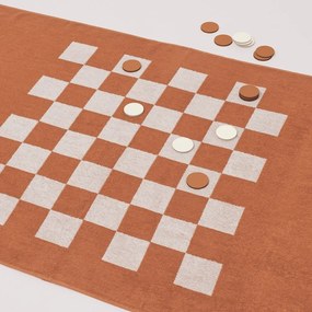 Telo mare in cotone arancione terracotta , 175 x 90 cm Luxe Games - Sunnylife