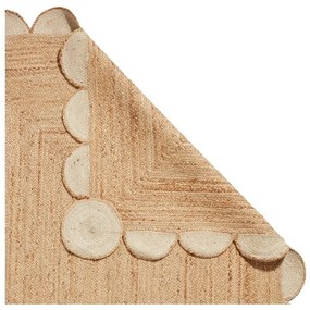 Tappeto di colore naturale in iuta 160x230 cm Savannah Jute – Think Rugs