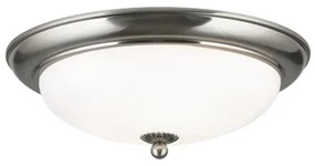 Orion - Plafoniera EMPIRA 2xE27/40W/230V diam. 35,5 cm cromo opaco