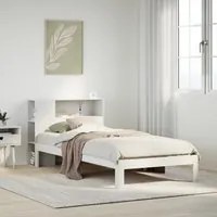 Letto con Libreria senza Materasso 75x190 cm in Legno Pino 3322535