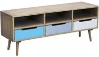 Mobile TV Tiburg 120x35,5x29,5 h cm in MDF Multicolor