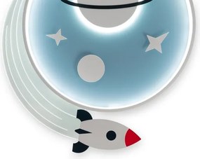 Brilagi -LED Plafoniera LED per bambini STARSHIP LED/64W/230V 3000/4500/6000K blu