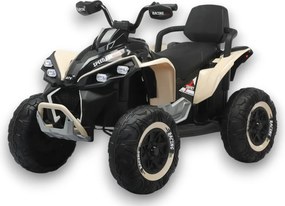 Quad Elettrico per Bambini ATV Safari Gold 24V fino a 60 kg con Telecomando Beige...