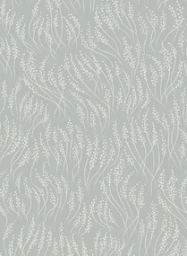 Littlephant Carta da parati Meadow - Dusty Mid Blue