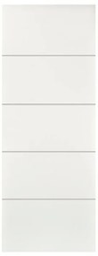 Anta per porta scorrevole Fourlines in mdf bianco L 93 x H 212 cm reversibile