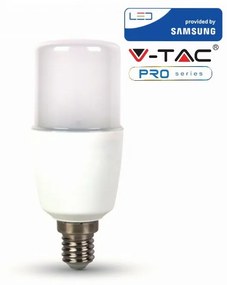 Lampada Led E14 T37 8W 220V Bianco Caldo Forma Cilindro Chip Samsung Garanzia 5 Anni SKU-267