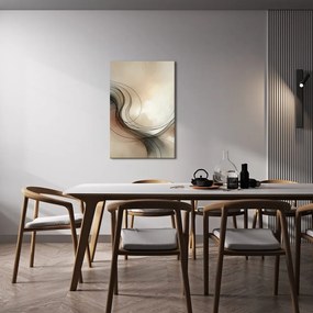 Quadro su tela – Linee eleganti tra le nuvole