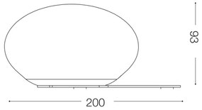 Ideal Lux - Lampada da tavolo LED NINFEA 1xGX53/9W/230V oro