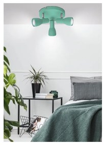 Lampada da soffitto color menta con paralume in metallo 29x29 cm Picardo - Candellux Lighting