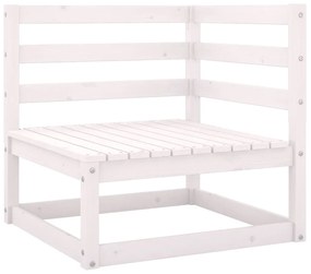 Set divani da giardino 4 pz con cuscini legno massello pino