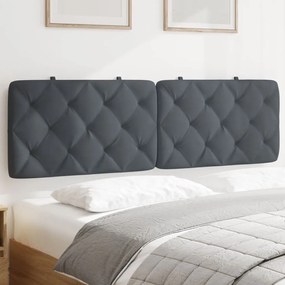 Cuscino Testiera Grigio Scuro 160 Cm İn Velluto /