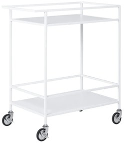 Tavolino da servizio in metallo su ruote 40x68 cm Vita – House Nordic