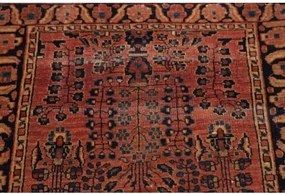 Antik Stilizzato Rosso Ruggine Blu Scuro Corsia 75x195 Cm