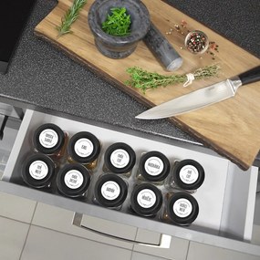 Set di contenitori per spezie 6 pz – Orion