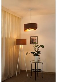 Brilagi - Lampadario LED a sospensione con filo LYRA 1xE27/15W/230V marrone/oro