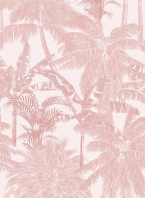 Coordonne Carta da parati Palms - Quarzo