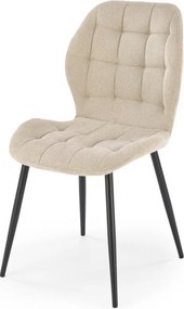 Sedia K548 in tessuto beige H84 cm